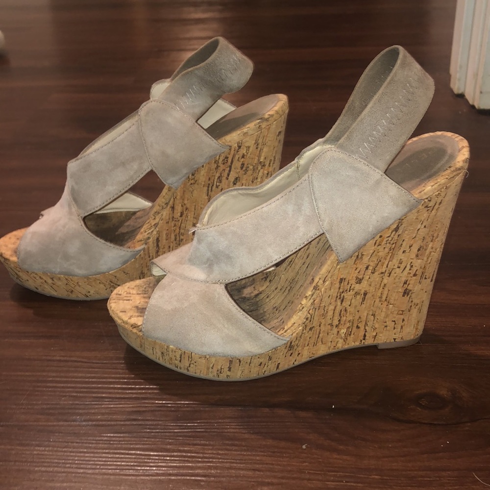 Suede Wedges - Picture 2 of 4